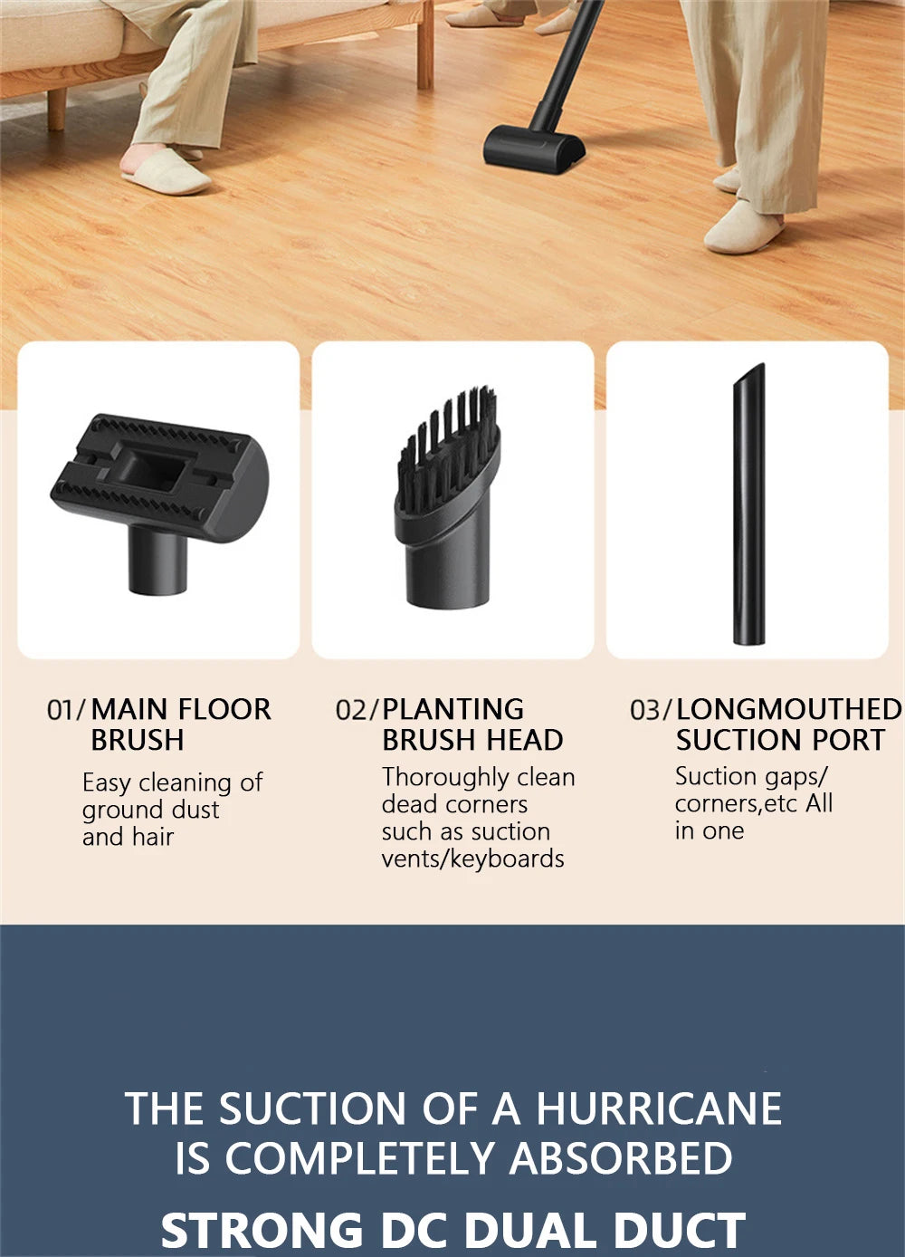 EverFix TurboVac Mini – Cordless Handheld Vacuum for Car & Home