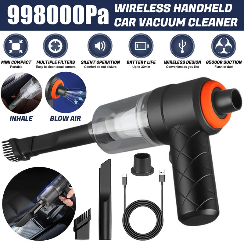 EverFix DualFlow – 2-in-1 Cordless Handheld Vacuum & Air Blower