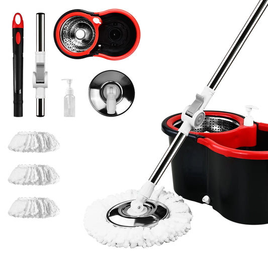 EverFix SpinMop Dual-Motion – 360° Self-Cleaning Spin Mop & Bucket System